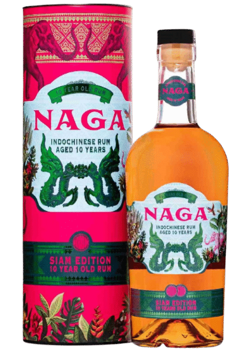 Butelka Naga Siam Edition 10 Yo 0,7L – tajski rum premium starzony 10 lat, o dębowo-korzennym aromacie i słodko-pikantnym finiszu
