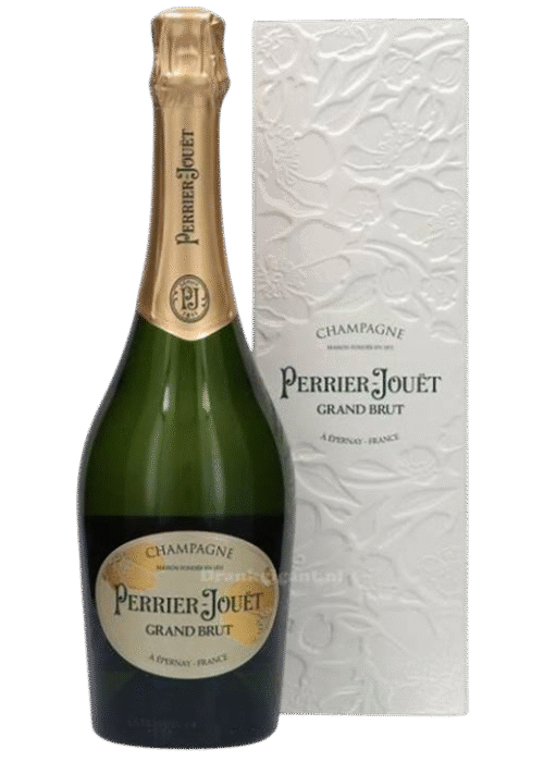 Butelka Perrier-Jouët Champagne Grand Brut 0,75L w eleganckim kartoniku – klasyczny francuski szampan