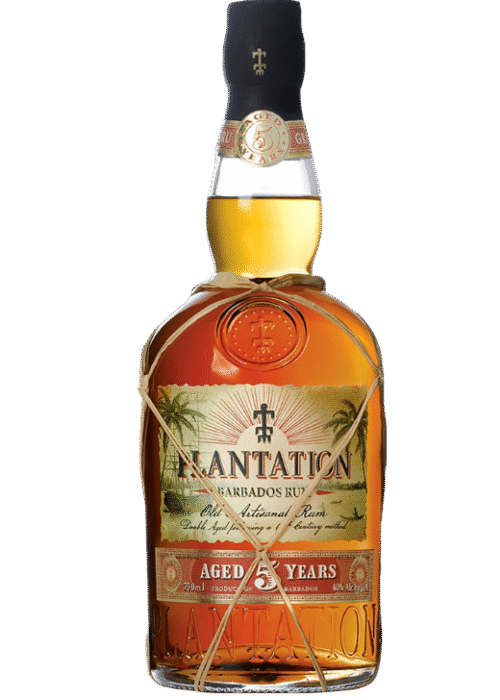 Butelka Plantation Rum 5* 0,7L – karaibski rum z Barbadosu, o karmelowo-owocowym aromacie i waniliowym finiszu