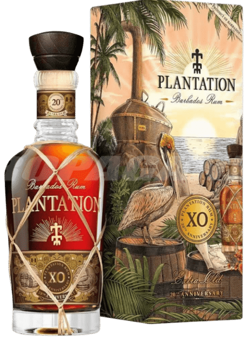 Butelka Plantation Rum Barbados 20th Anniversary 0,7L – luksusowy rum z Barbadosu o czekoladowo-karmelowym profilu i bogatym finiszu