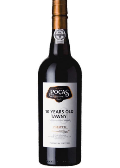 Butelka Poças 10 Years Old Tawny Porto 0,75L – eleganckie porto o aromacie dębu, karmelu i orzechów