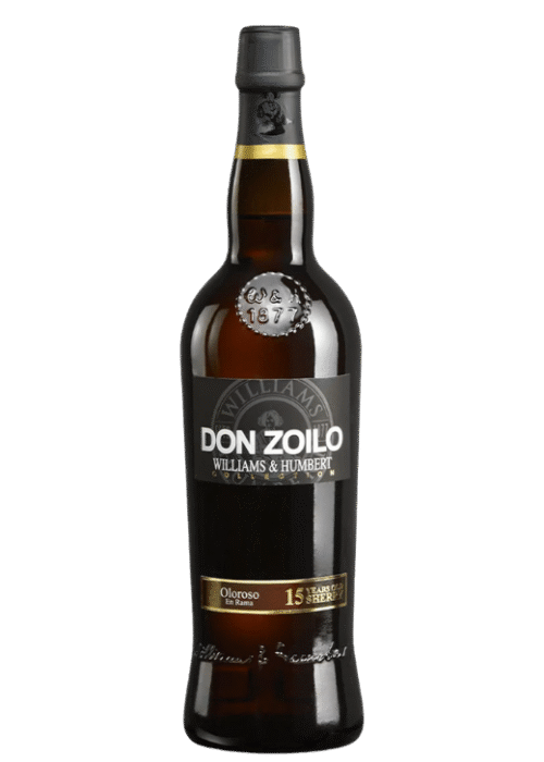 Butelka Sherry W&H Don Zoilo 12Yo Oloroso 0,75L – hiszpańska sherry o dębowym, orzechowym i suszonym aromacie