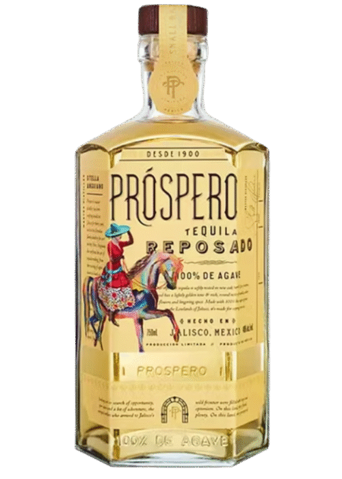 Tequila Próspero Reposado 0.7L 40% – tequila z Meksyku o bogatym dębowo-waniliowym smaku