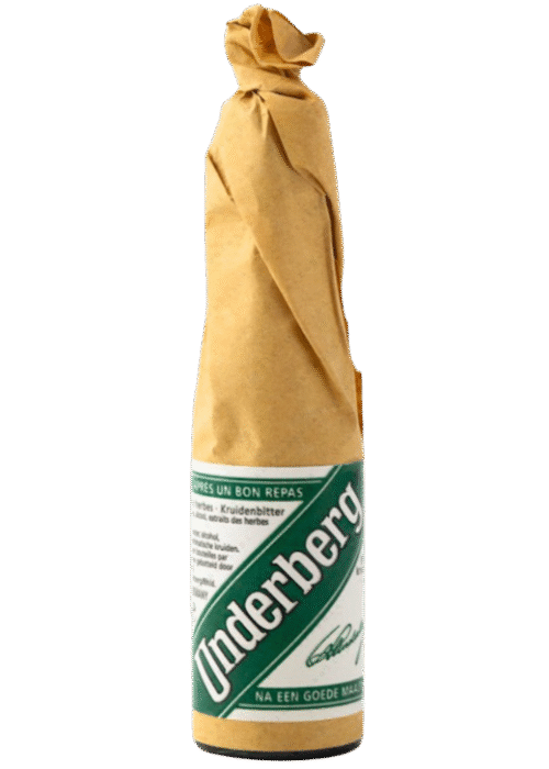 Butelka Underberg 20ml 44% – niemiecki likier ziołowy o intensywnym, korzennym aromacie i wyrazistym, gorzkim smaku