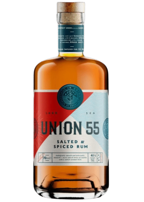 Union Spice & Sea Salt 0.7L – rum z intensywnym aromatem przypraw, solą morską i ziołowym akcentem.