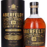 Butelka Aberfeldy 18YO Sangiovese Cask 0,7L z elegancką tubą – 18-letnia szkocka whisky finiszowana w beczkach po winie Sangiovese z Toskanii