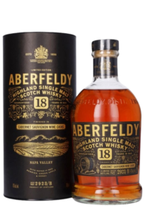 Aberfeldy 18YO Sangiovese Cask 46% 0,7l + Tuba
