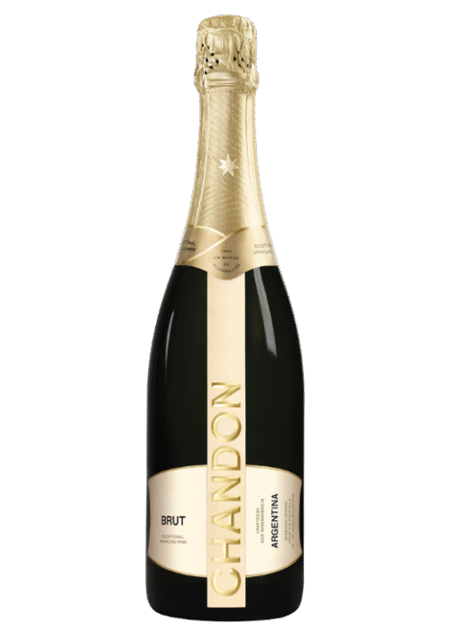 Butelka wina musującego Chandon Brut 0,75L 12% – białe, wytrawne wino musujące z Argentyny