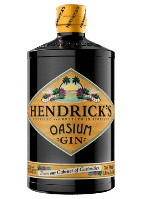Butelka Hendrick’s OASIUM 0,7L – limitowany gin z Gabinetu Osobliwości inspirowany oazą na pustyni, o zielono-ziołowym aromacie i świeżym cytrusowym finiszu