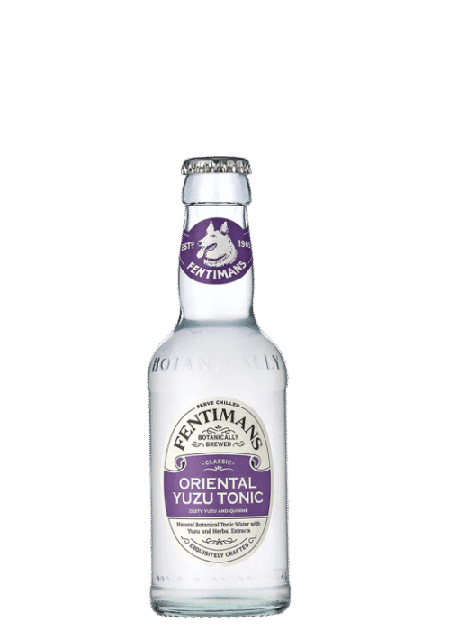 Butelka Fentimans Oriental Yuzu Tonic 200ml – naturalny, bezalkoholowy tonik z Anglii o cytrusowo-kwiatowym aromacie i delikatnie gorzkim, orzeźwiającym smaku