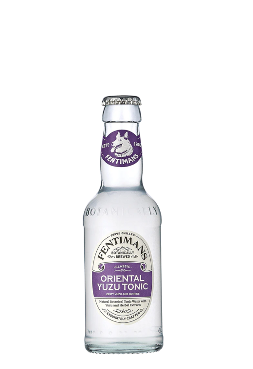 Butelka Fentimans Oriental Yuzu Tonic 200ml – naturalny, bezalkoholowy tonik z Anglii o cytrusowo-kwiatowym aromacie i delikatnie gorzkim, orzeźwiającym smaku