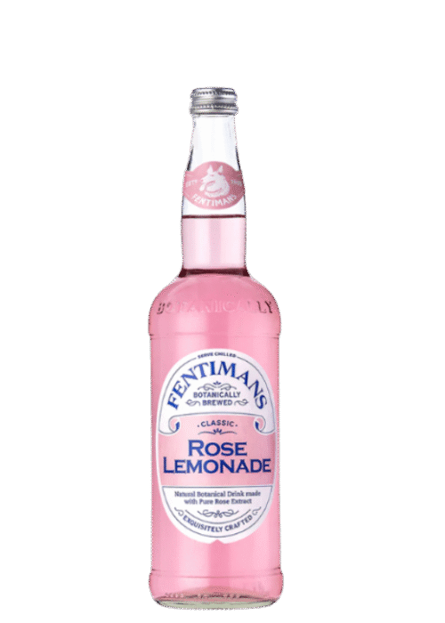 Butelka Fentimans Rose Lemonade 200ml – naturalny napój bezalkoholowy z Anglii o aromacie różanym i cytrynowym, z delikatnym, orzeźwiającym finiszem