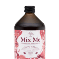 Butelka Mix Me Cherry Bitter 0,5L – bezalkoholowy napój z Polski o intensywnym aromacie wiśni, cytrusów i kwiatów, z delikatnie gorzkim, orzeźwiającym finiszem