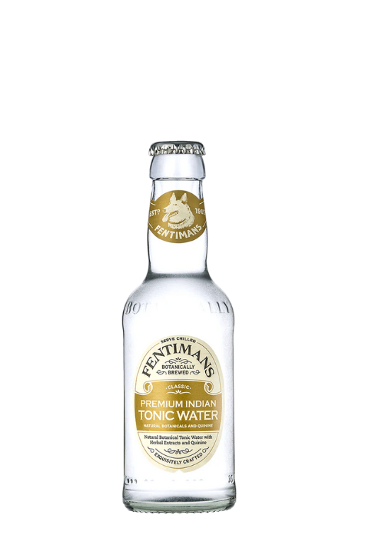 Butelka Fentimans Indian Tonic 200ml – naturalny, bezalkoholowy tonik z Anglii o cytrusowo-jałowcowym aromacie i orzeźwiającym, ziołowym finiszu