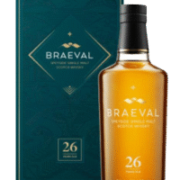 Butelka Braeval 26YO 0,7L – szkocka whisky single malt z regionu Speyside o tropikalnym, owocowym charakterze, zamknięta w eleganckim boxie