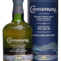 Butelka Connemara Distillers Edition 0,7L z tubą – torfowa irlandzka whiskey o dymnym aromacie, miodowym smaku i długim, pikantnym finiszu