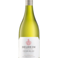 Butelka Delheim Chenin Blanc 0,75L – wytrawne białe wino z RPA o aromacie brzoskwini, cytrusów i ziół.