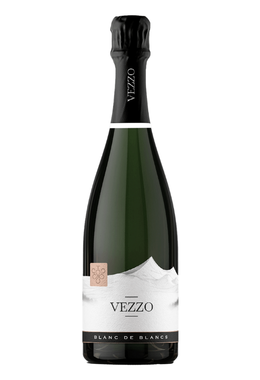 Butelka Vezzo Spumante Brut Blanc de Blanc 0,75L – lekkie, włoskie wino musujące z regionu Veneto o cytrusowo-kwiatowym aromacie i wytrawnym finiszu