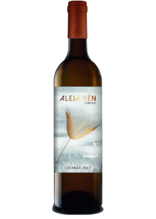 Butelka El Vinculo Alejairen Crianza 0,75L – wytrawne białe wino z La Manchy o beczkowym charakterze, z nutami jabłka, przypraw i wanilii.