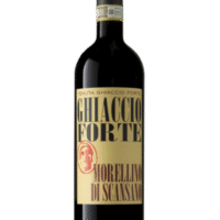 Butelka Ghiaccio Forte Morellino di Scansano DOCG 0,75L – czerwone wytrawne wino z Toskanii o aromacie skóry, wiśni i ziół.