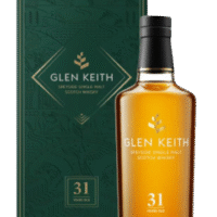 Butelka Glen Keith 31YO 0,7L – szkocka whisky single malt z regionu Speyside o malinowo-morelowym aromacie i długim, czekoladowo-imbirowym finiszu, w eleganckim opakowaniu