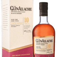 Butelka whisky GlenAllachie 10YO Ruby Port Wood 0,7L – szkocka single malt z dojrzewaniem w beczkach po porto, o owocowo-przyprawowym profilu smakowym
