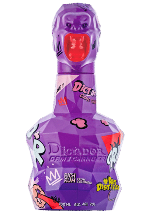 Butelka Dictador Game Changer Violet 0,7L – kolumbijski rum o intensywnym aromacie karmelu i przypraw, ze słodkim, czekoladowo-kawowym smakiem i długim, gładkim finiszem z nutą dębu.