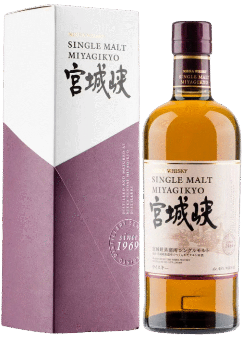 Butelka Nikka Miyagikyo Single Malt 0,7L – japońska whisky z regionu Miyagikyo o kwiatowym aromacie, waniliowym smaku i korzennym, gładkim finiszu.