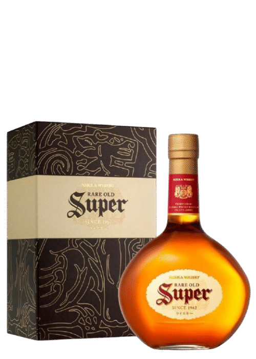 Nikka Super Rare Old Whisky 43% 0,7L – klasyczna japońska whisky z miodowo-waniliowym profilem i eleganckim wykończeniem.