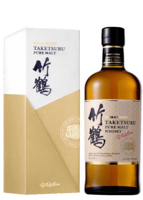 Nikka Taketsuru Pure Malt Whisky 43% 0,7L – japońska whisky typu pure malt, z nutami dębu, wanilii i przypraw.