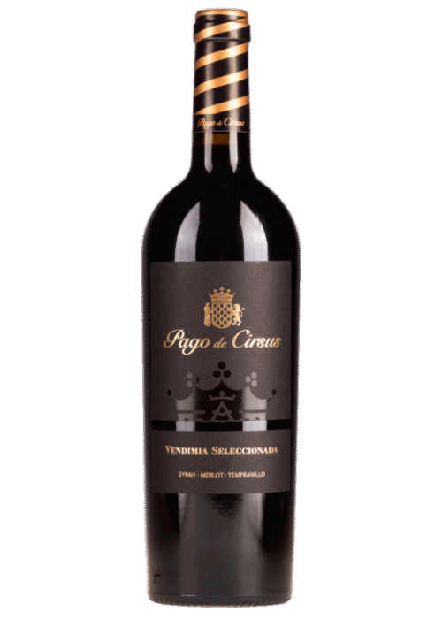 Butelka Pago de Cirsus Vendemia Seleccionada 0,75L – czerwone wytrawne wino z Nawarry o intensywnych aromatach ciemnych owoców, dębu i przypraw.
