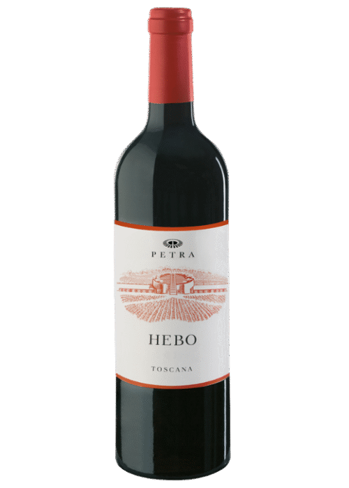 Butelka wina Petra Hebo Toscana Rosso IGT 0,75L – czerwone wytrawne wino z Toskanii o aromacie przypraw, śliwki i wanilii.