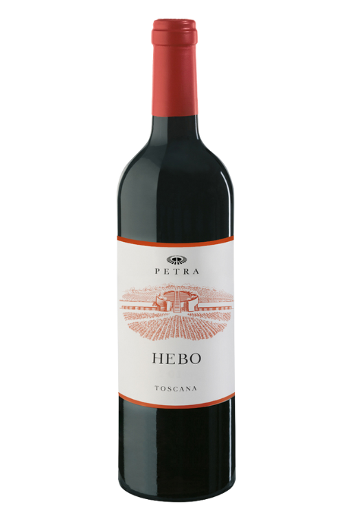 Butelka wina Petra Hebo Toscana Rosso IGT 0,75L – czerwone wytrawne wino z Toskanii o aromacie przypraw, śliwki i wanilii.