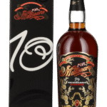 Butelka Ron Millonario 10YO Anniversary Reserve 0,7L – peruwiański rum z nutami czekolady, wanilii i karmelu, w eleganckim opakowaniu prezentowym.