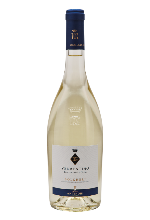 Tenuta Guado al Tasso Vermentino Bolgheri Antinori 0,75L – eleganckie włoskie białe wino o cytrusowo-mineralnym charakterze.