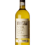 Butelka Trambusti Vernaccia di San Gimignano 0,75L – włoskie białe wino wytrawne z Toskanii, o aromacie cytrusów, jabłek i kwiatów, z mineralnym, świeżym finiszem.