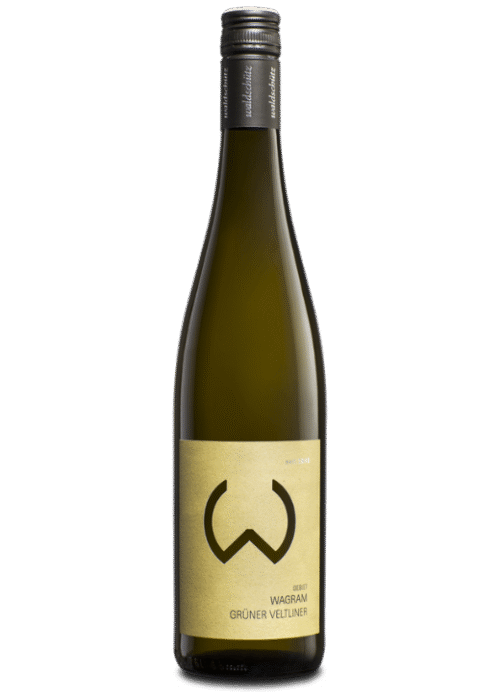 Butelka Waldschutz Grüner Veltliner Wagram 0,75L – austriackie wytrawne białe wino o nutach limonki, białego pieprzu i jabłek.