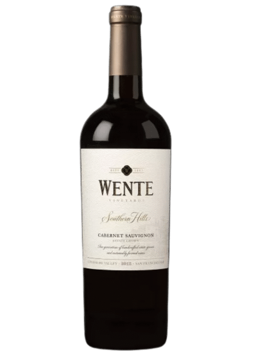 Butelka Wente Cabernet Sauvignon 0,75L – czerwone wytrawne wino z Kalifornii o nutach porzeczki, wiśni i wanilii.