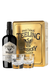 TEELING SMALL BATCH GOLD 46% 0,7L + METAL BOX + 2 SZKLANKI