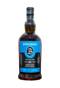 SPRINGBANK 20YO SINGLE CASK 55.2% 0.7L GOŁY