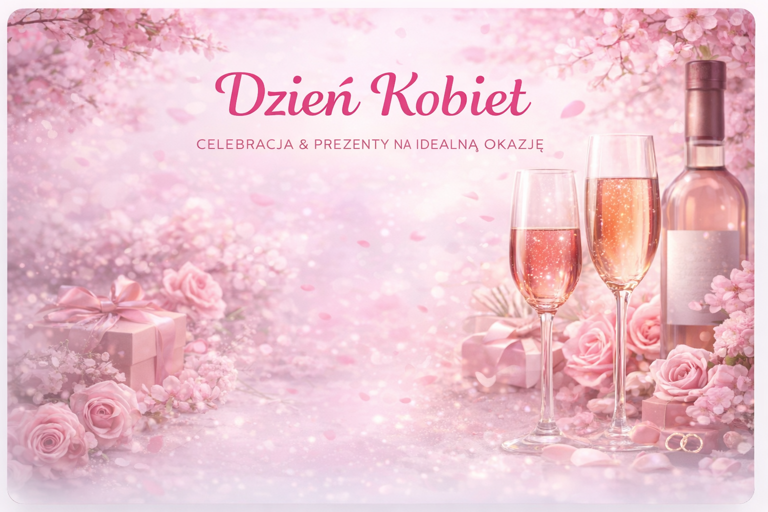 Dzień Kobiet – baner sakura