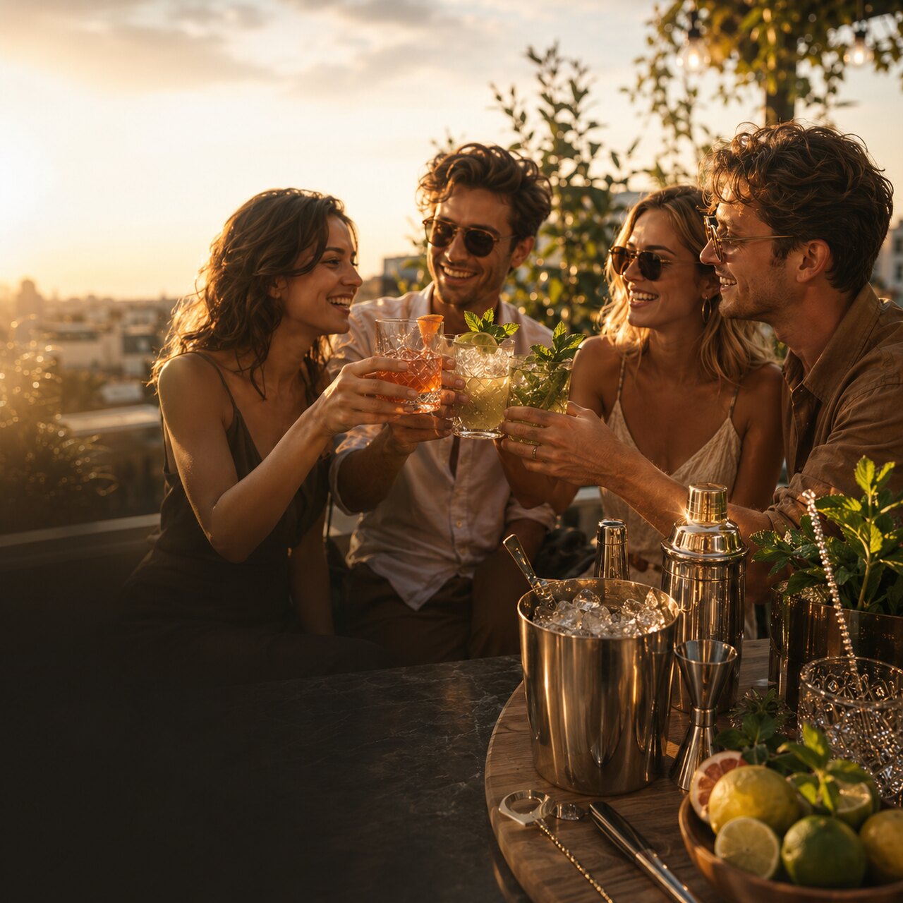 Akcesoria do letnich drinków na pierwszy dzień lata